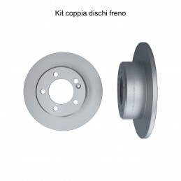 Coppia dischi freno posteriore