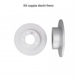 Coppia dischi freno posteriore