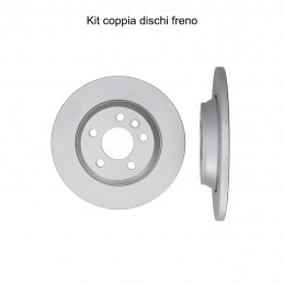 Coppia dischi freno posteriore