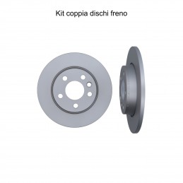 Coppia dischi freno posteriore