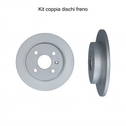 Coppia dischi freno posteriore