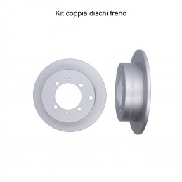 Coppia dischi freno posteriore