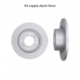 Coppia dischi freno posteriore