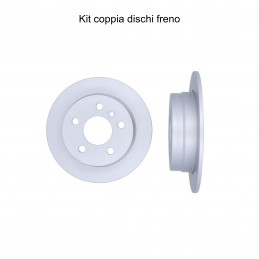 Coppia dischi freno posteriore