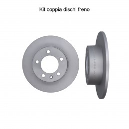 Coppia dischi freno posteriore