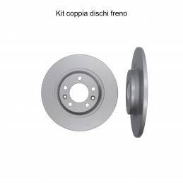 Coppia dischi freno posteriore