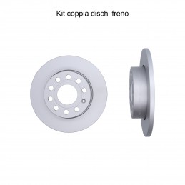 Coppia dischi freno posteriore