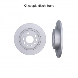 Coppia dischi freno posteriore