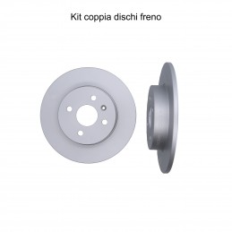 Coppia dischi freno posteriore