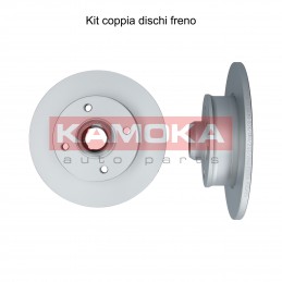 Coppia dischi freno posteriore