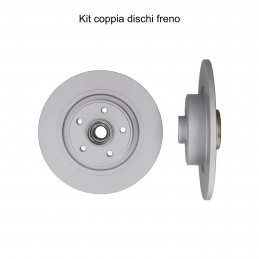 Coppia dischi freno posteriore