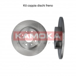 Coppia dischi freno anteriore