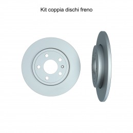 Coppia dischi freno posteriore