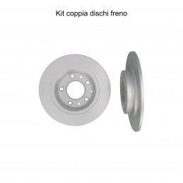 Coppia dischi freno posteriore