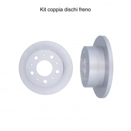 Coppia dischi freno posteriore