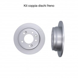 Coppia dischi freno posteriore