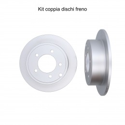 Coppia dischi freno posteriore