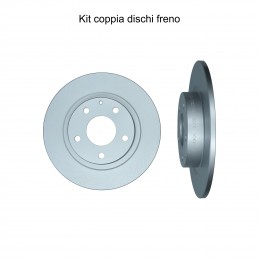 Coppia dischi freno posteriore