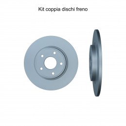 Coppia dischi freno posteriore