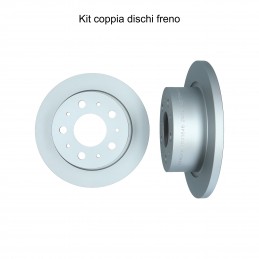 Coppia dischi freno posteriore