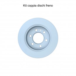 Coppia dischi freno posteriore