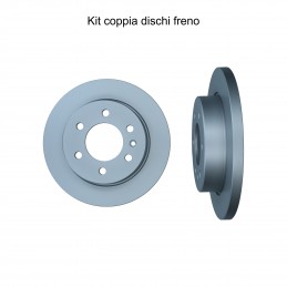 Coppia dischi freno posteriore