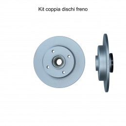 Coppia dischi freno posteriore