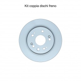 Coppia dischi freno posteriore