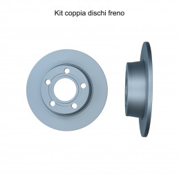 Coppia dischi freno posteriore