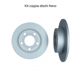 Coppia dischi freno posteriore