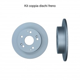 Coppia dischi freno posteriore