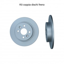 Coppia dischi freno posteriore