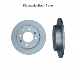 Coppia dischi freno posteriore