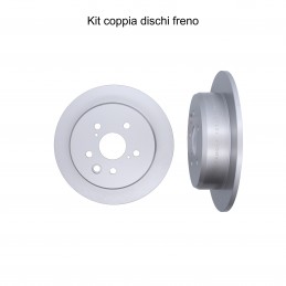 Coppia dischi freno posteriore