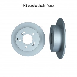Coppia dischi freno posteriore