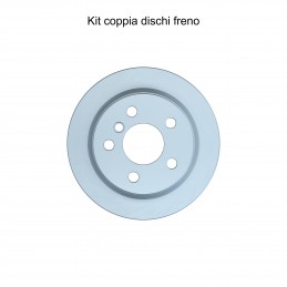 Coppia dischi freno posteriore