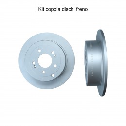 Coppia dischi freno posteriore