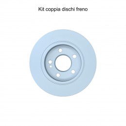 Coppia dischi freno posteriore