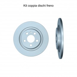 Coppia dischi freno posteriore