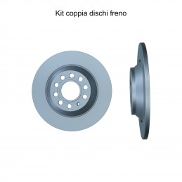 Coppia dischi freno posteriore