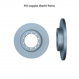 Coppia dischi freno posteriore