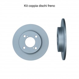 Coppia dischi freno posteriore