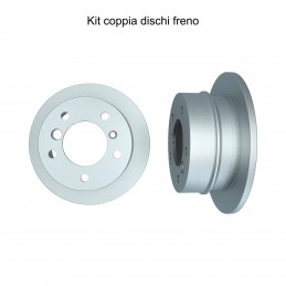 Coppia dischi freno posteriore