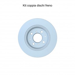 Coppia dischi freno posteriore