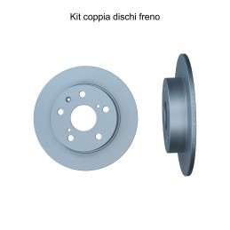 Coppia dischi freno posteriore