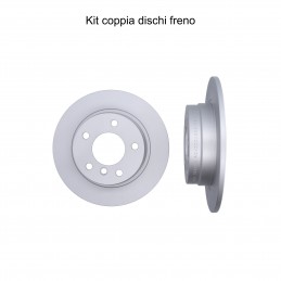 Coppia dischi freno posteriore