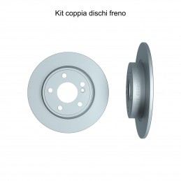 Coppia dischi freno posteriore