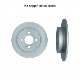 Coppia dischi freno posteriore