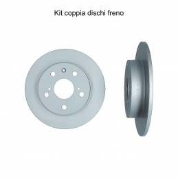 Coppia dischi freno posteriore