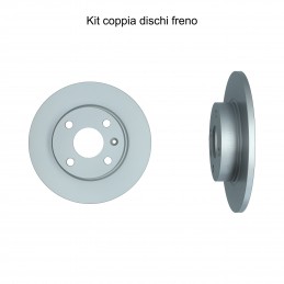 Coppia dischi freno posteriore